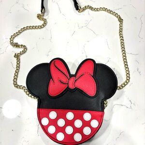 Loungefly Minnie Mouse Red and Black Polka Dot Bag